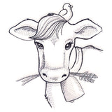 Cute Cow Etching