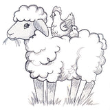 Sweet Sheep Etching