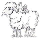 Sweet Sheep Etching