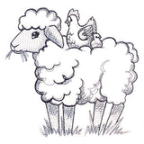 Sweet Sheep Etching