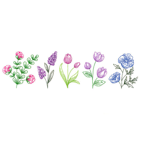 Dainty Wildflower Border 2