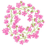 Sweet Cherry Blossoms Wreath