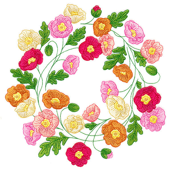Pretty Poppies Wreath