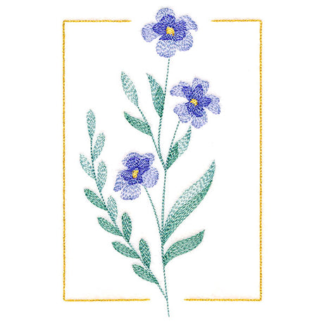 Dainty Blooms - Prairie Flax
