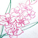Floral Calligraphy - Gladiolus