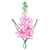 Floral Calligraphy - Gladiolus