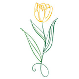 Floral Calligraphy - Tulip