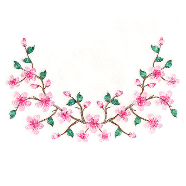 Delicate Apple Blossom Curve