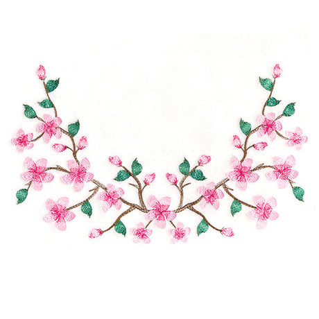 Delicate Apple Blossom Curve