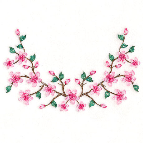 Delicate Apple Blossom Curve