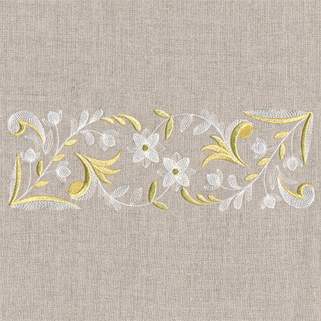 Shimmering Flourishes Border