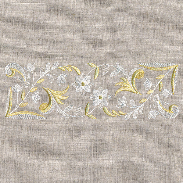 Shimmering Flourishes Border