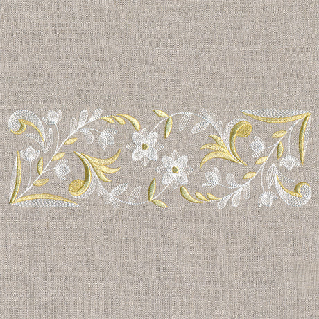 Shimmering Flourishes Border