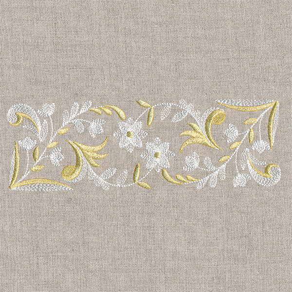 Shimmering Flourishes Border