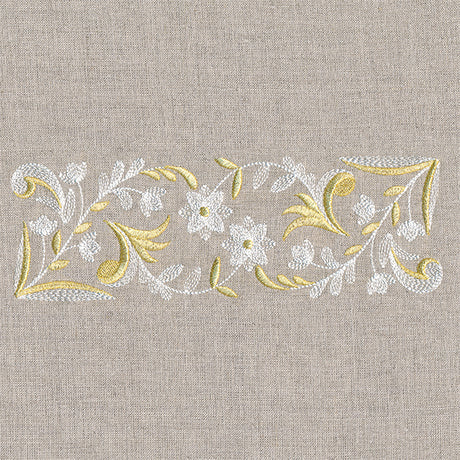 Shimmering Flourishes Border