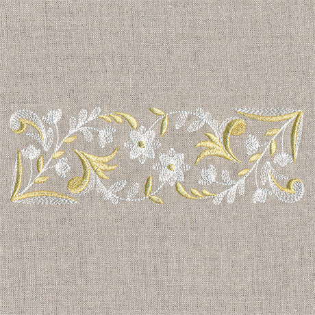 Shimmering Flourishes Border