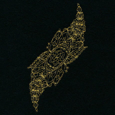 Elegant Mehndi Curve