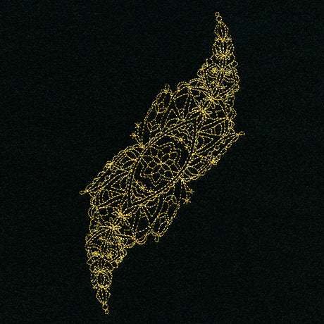 Elegant Mehndi Curve