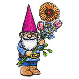 Delightful Gnome with Flower Bouquet