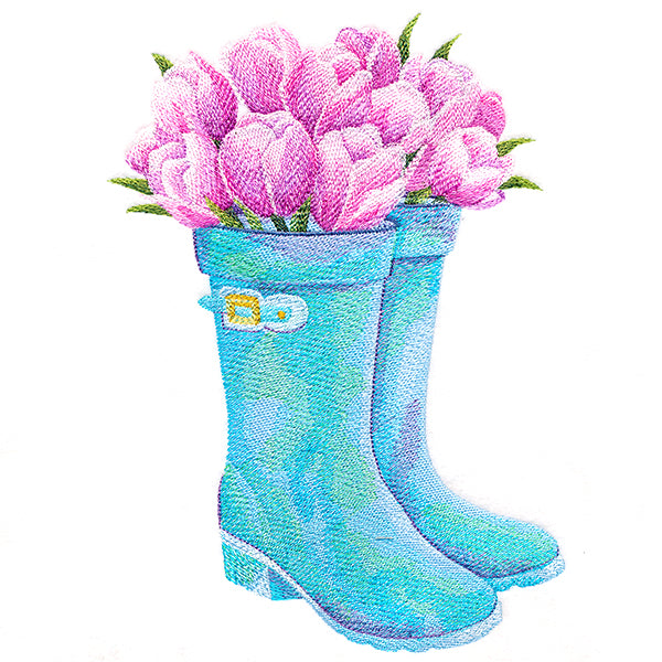 Rain Boots Bouquet