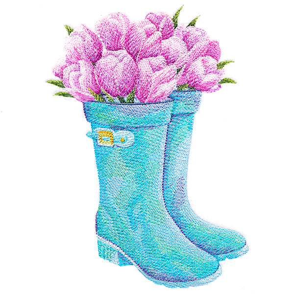 Rain Boots Bouquet