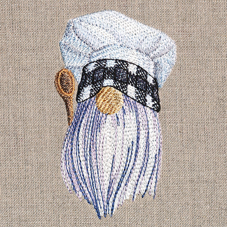 Baking Gnome with Spoon