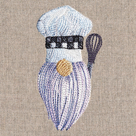 Baking Gnome with Whisk