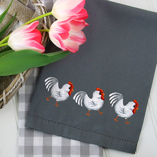 Sweet Country Chickens Border