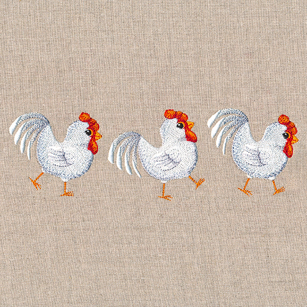 Sweet Country Chickens Border