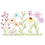 Pretty Wildflower Border (Vintage)