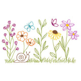 Pretty Wildflower Border (Vintage)