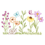 Pretty Wildflower Border (Vintage)