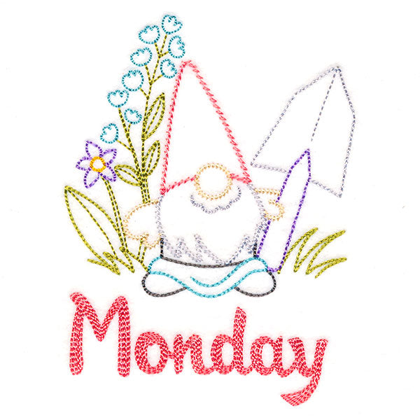 Gnome with Shovel on Monday (Vintage)