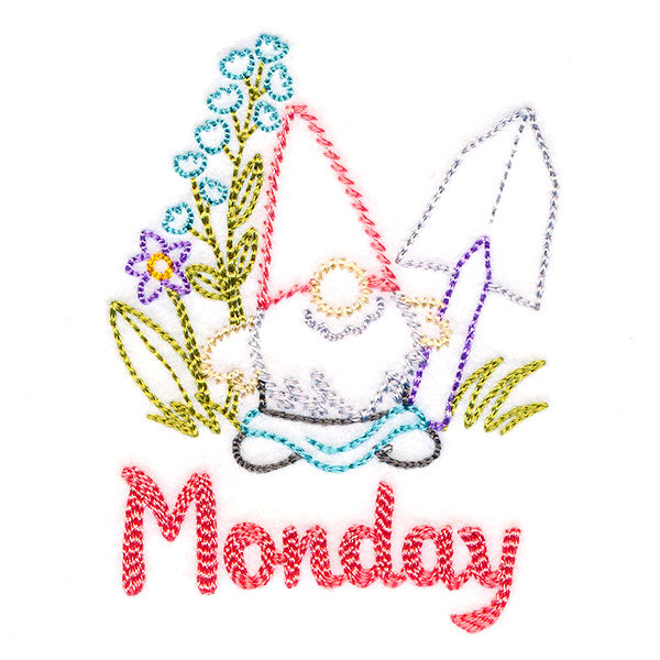 Gnome with Shovel on Monday (Vintage)