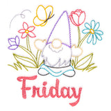 Gnome with Butterfly on Friday (Vintage)