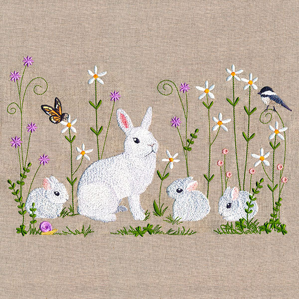 Spring Bunnies Border