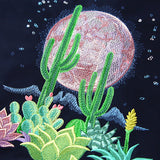 Moonlit Desert Scene