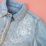 Exquisite Southwestern Curve (Whitework)