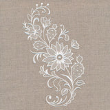 Exquisite Southwestern Curve (Whitework)