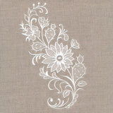 Exquisite Southwestern Curve (Whitework)