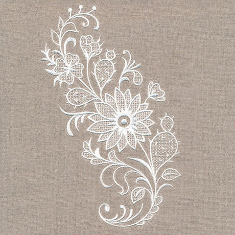 Exquisite Southwestern Curve (Whitework)