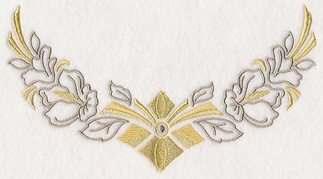 Art Deco Floral Neckline (Crewneck)