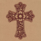 Flourishing Western Cross (Trapunto)
