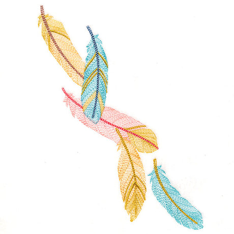 Shimmering Feathers Cascade