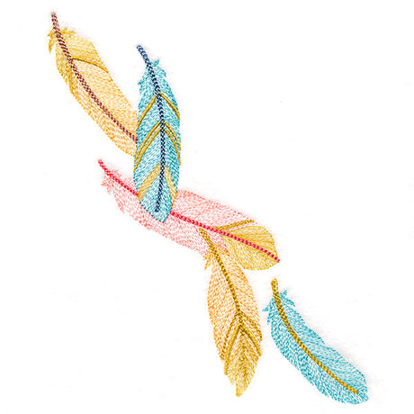 Shimmering Feathers Cascade