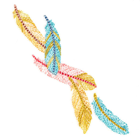 Shimmering Feathers Cascade