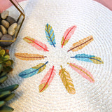 Shimmering Feathers Circle