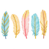 Shimmering Feathers Border