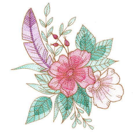 Dazzling Wild Rose Bouquet