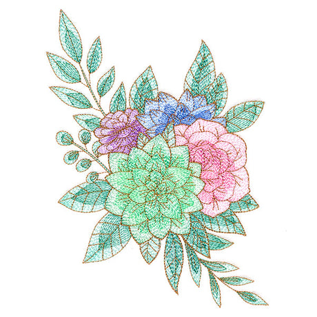 Sparkling Succulent Bouquet